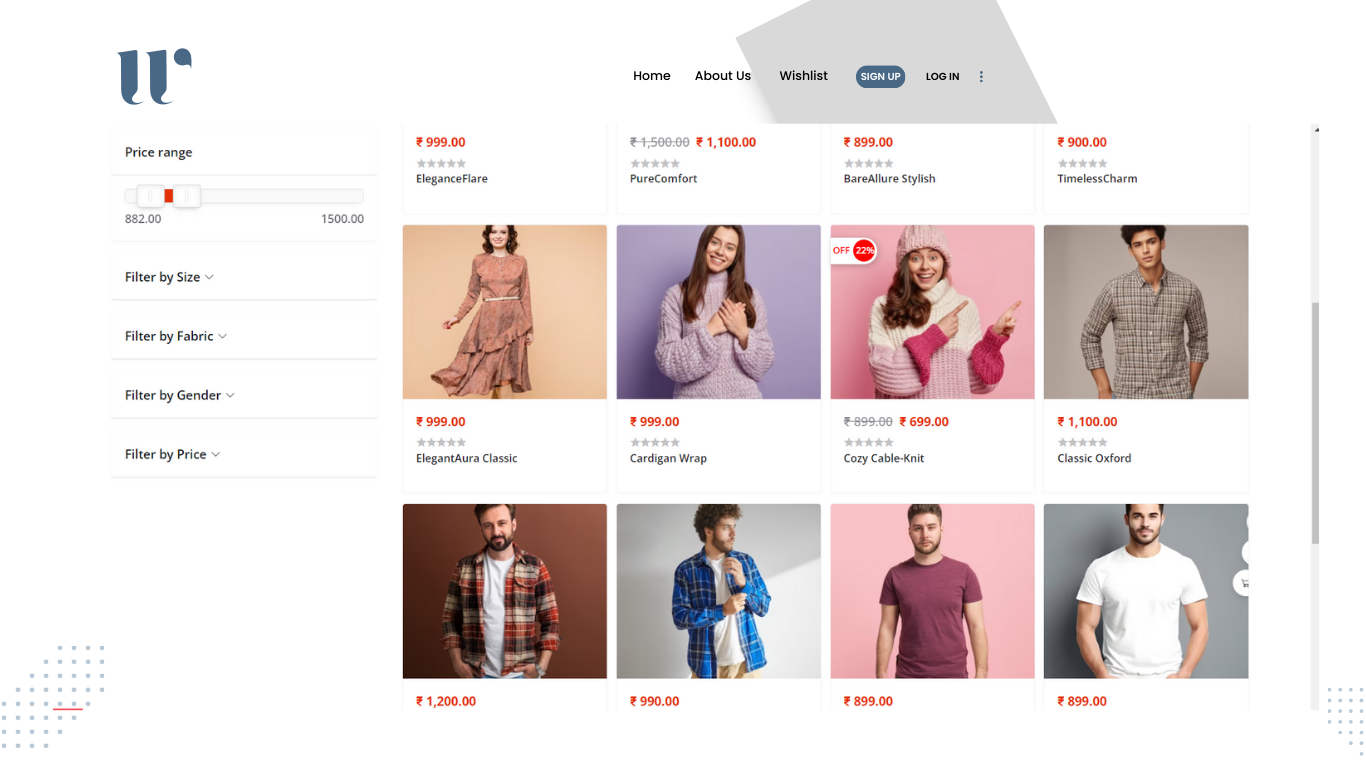 ecommerce website